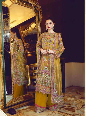 Rawayat Presents Ritzier 2020 Butterfly Net Embroidery Work Fancy Designer Salwar Kameez