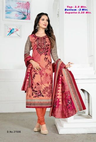 Razia Sultan Vol 27 Cotton Printed Casual Wear Salwar Suits