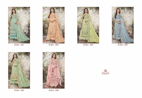 Relssa Presents Magic Vol 2 Cotton Satin Printed Casual Wear Salwar Suits