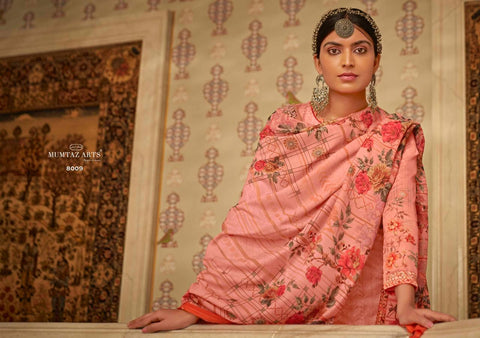 Mumtaz Arts Resham Aari Jam Cotton Digital Printed Salwar Kameez