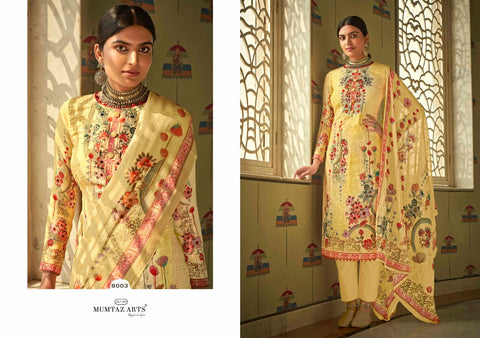Mumtaz Arts Resham Aari Jam Cotton Digital Printed Salwar Kameez
