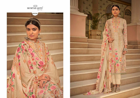 Mumtaz Arts Resham Aari Jam Cotton Digital Printed Salwar Kameez