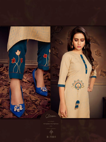 Rijiya Trends Penthouse Stylish Designer Kurti With Pant Collection