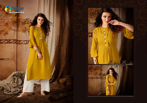 Riya Designer Presents Anokhi Vol 2 Fancy Rayon Designer Kurtis Collection