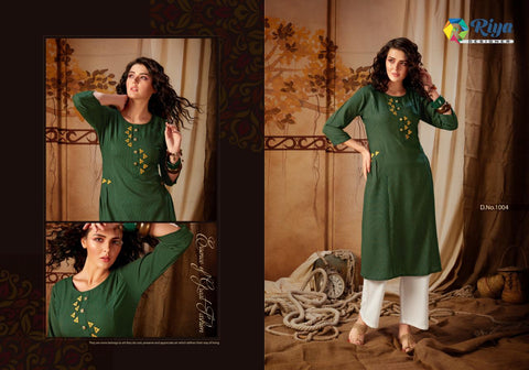 Riya Designer Presents Anokhi Vol 2 Fancy Rayon Designer Kurtis Collection