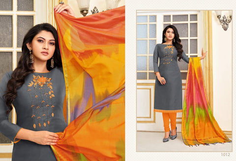 Rolex Vol 11 Long Slub With Hand Work Fancy Designer Salwar Suits