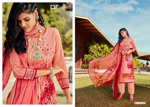 Zulfat Romani Pakistani Embroidery Salwar Suits Collection