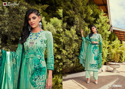 Zulfat Romani Pakistani Embroidery Salwar Suits Collection
