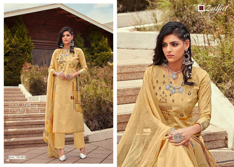 Zulfat Romani Pakistani Embroidery Salwar Suits Collection