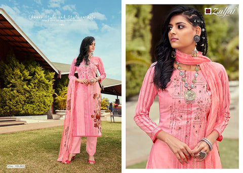 Zulfat Romani Pakistani Embroidery Salwar Suits Collection