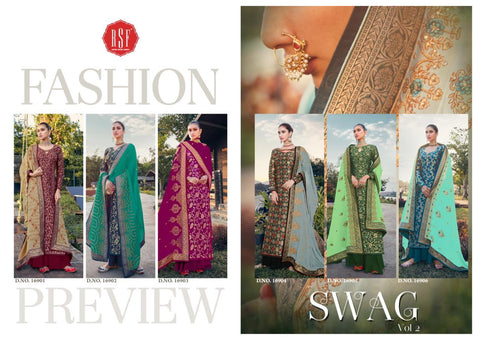 RSF PRESENTS SWAG VOL 2 SILK JACQUARD SUIT WITH HEAVY DUPATTA