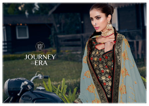 RSF PRESENTS SWAG VOL 2 SILK JACQUARD SUIT WITH HEAVY DUPATTA