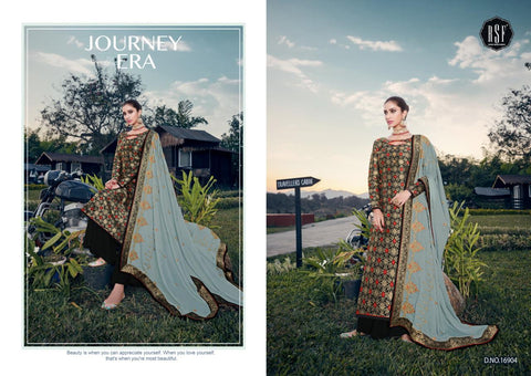 RSF PRESENTS SWAG VOL 2 SILK JACQUARD SUIT WITH HEAVY DUPATTA