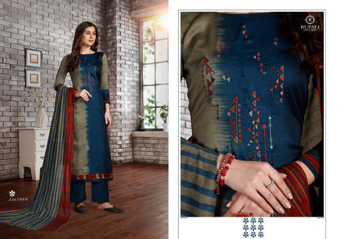 Rupali Presents Megha Vol 1 Jam Satin Printed Embroidery Work Fancy Designer Salwar Suits