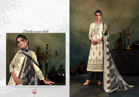 Bipson Presents Ragini Pure Pashmina Printed Fancy Designer Salwar Kameez