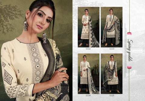 Bipson Presents Ragini Pure Pashmina Printed Fancy Designer Salwar Kameez
