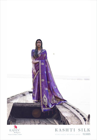 Rajtex Presents Kashti Silk Weaving Silk Fancy Designer Sarees