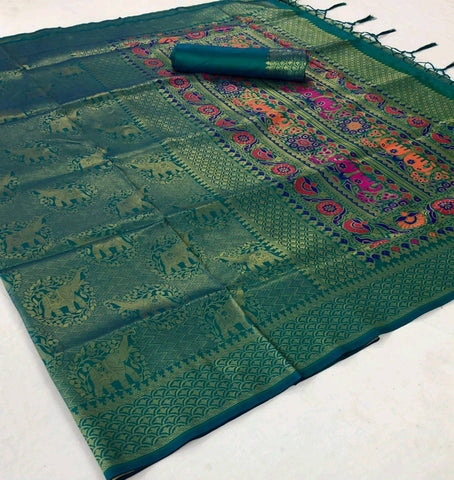 Rajtex Launched Kamaakya Silk Soft Silk Fancy Designer Sarees