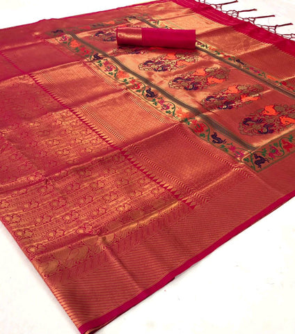 Rajtex Launched Kamaakya Silk Soft Silk Fancy Designer Sarees