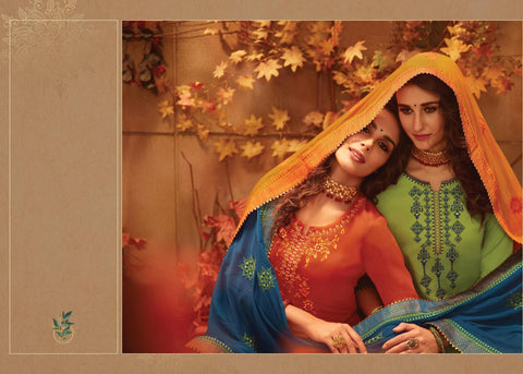 Kessi Delight Jam Silk Embroidery Work Salwar Kameez