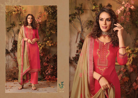 Kessi Delight Jam Silk Embroidery Work Salwar Kameez