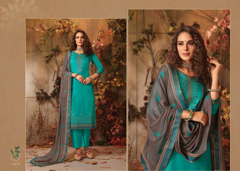 Kessi Delight Jam Silk Embroidery Work Salwar Kameez
