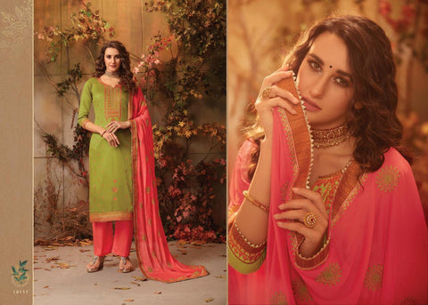 Kessi Delight Jam Silk Embroidery Work Salwar Kameez