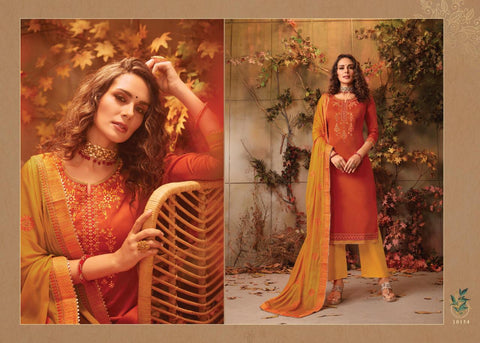 Kessi Delight Jam Silk Embroidery Work Salwar Kameez