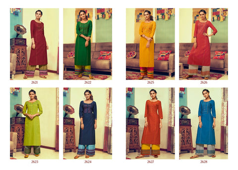 Rangoon Presents Pick Up Cotton Casual Wear Kurtis Collections