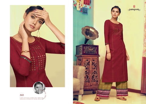Rangoon Presents Pick Up Cotton Casual Wear Kurtis Collection