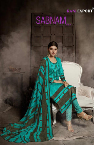 Rani Export Sabnam Vol 4 Jam Cotton Embroidery Print Work Salwar Suits