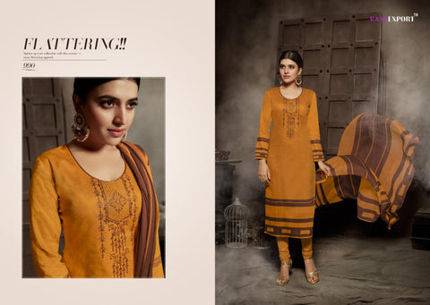 Rani Export Sabnam Vol 4 Jam Cotton Embroidery Print Work Salwar Suits