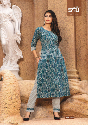 S4U Shivali Womaniya Fancy Designer Kurti Collection With Pants