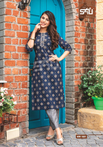 S4U Shivali Womaniya Fancy Designer Kurti Collection With Pants