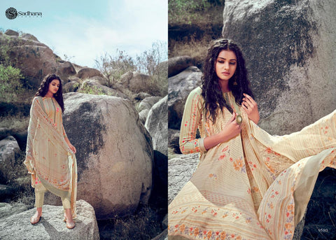 Sadhana Fashion Pure jaam Cotton Satin Fancy Designer Salwar Suit