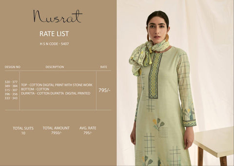 Sahiba Presents Nusrat Cotton Digital Print Pakistani Salwar Kameez