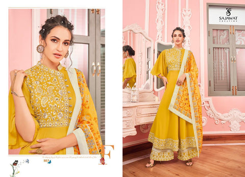 sajawat Creation Presents Sarthi Nx Vol 12  Pakistani Designer Kurtis