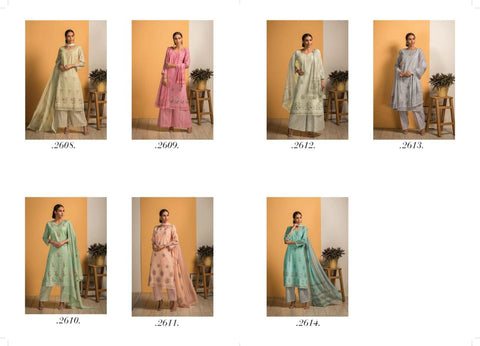 Rivaa Presents Sajilli Cotton Printed Casual Wear Salwar Suits