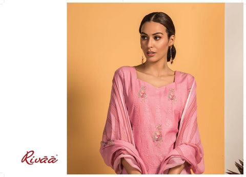 Rivaa Presents Sajilli Cotton Printed Casual Wear Salwar Suits