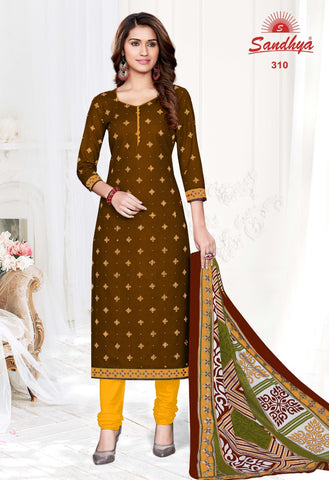 SANDHYA Print Pure Cotton Wear Dress Material Salwar Suits