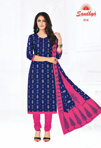 SANDHYA Print Pure Cotton Wear Dress Material Salwar Suits