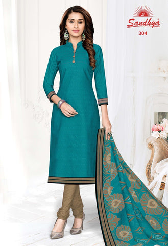 SANDHYA Print Pure Cotton Wear Dress Material Salwar Suits