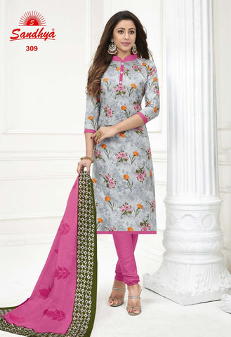 SANDHYA Print Pure Cotton Wear Dress Material Salwar Suits
