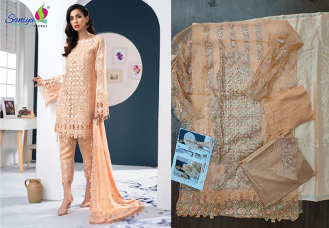 Saniya Trendz Akbar Aslam Designer Embroidery Work Salwar Suits