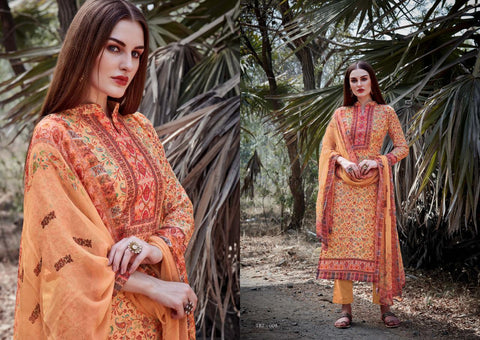 Sargam Prints Aafia  Muslin Cotton Kalamkari Digital Print Work Salwar Kameez