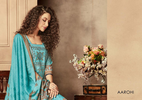 Sargam Prints Launched Aarohi Maslin Fabric Fancy Designer Salwar  Suits