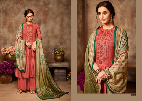 Sargam Prints Yasmin Fabric Pure Pashmina Fancy Designer Salwar Kameez