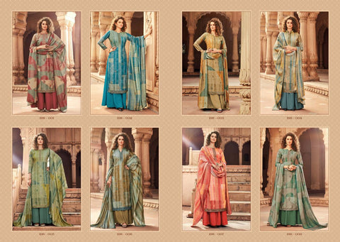 Sargam Prints Launched Aziz Pashmina Fancy Designer Salwar Kameez
