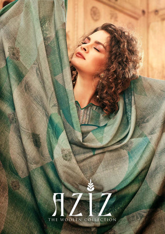 Sargam Prints Launched Aziz Pashmina Fancy Designer Salwar Kameez