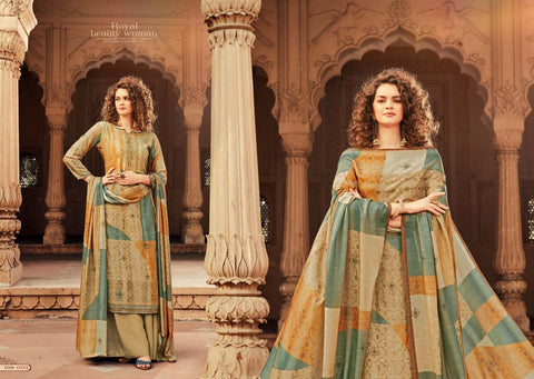 Sargam Prints Launched Aziz Pashmina Fancy Designer Salwar Kameez